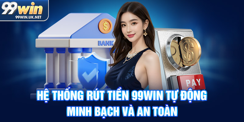 hệ thống rút tiền 99win tự động, minh bạch và an toàn